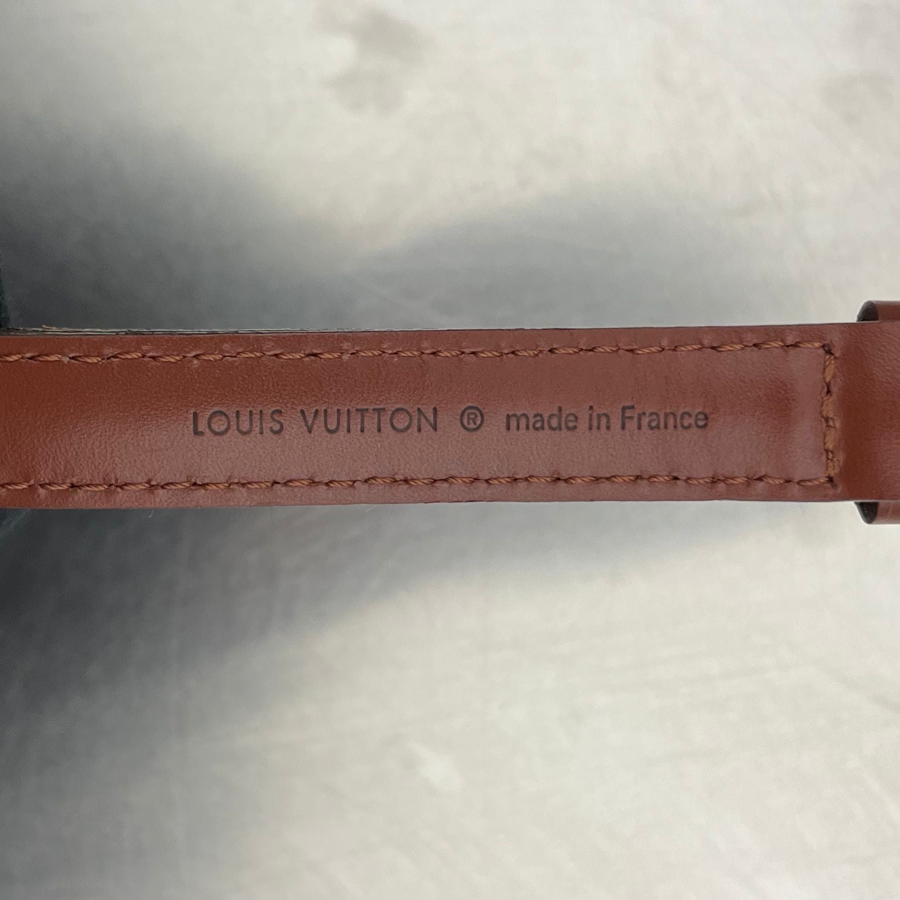 Louis Vuitton Gurt Braun