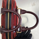 Louis Vuitton Havane Stamped Trunk Bowler Bag