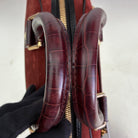 Louis Vuitton Havane Stamped Trunk Bowler Bag