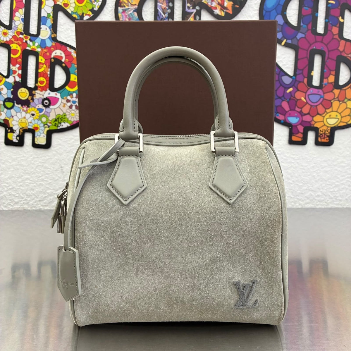 Louis Vuitton Illusion Suede Speedy Cube PM, Collection Spring/Summer 2013