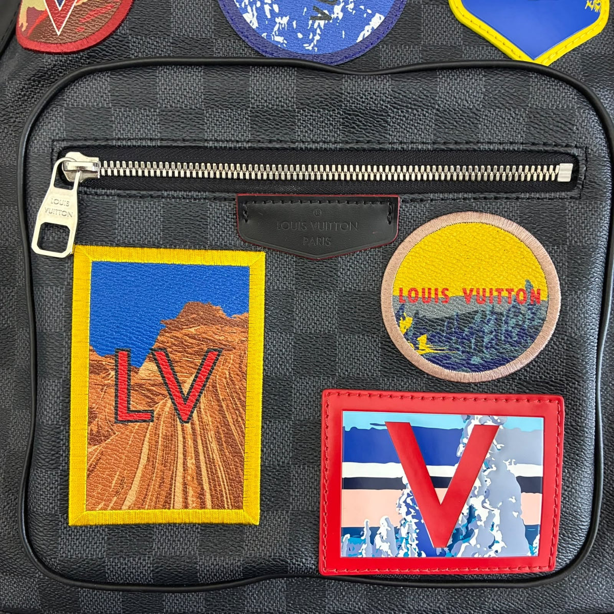 Louis Vuitton Josh Backpack Damier Graphite, limitierte Alps Collection (Winter 2018/2019)