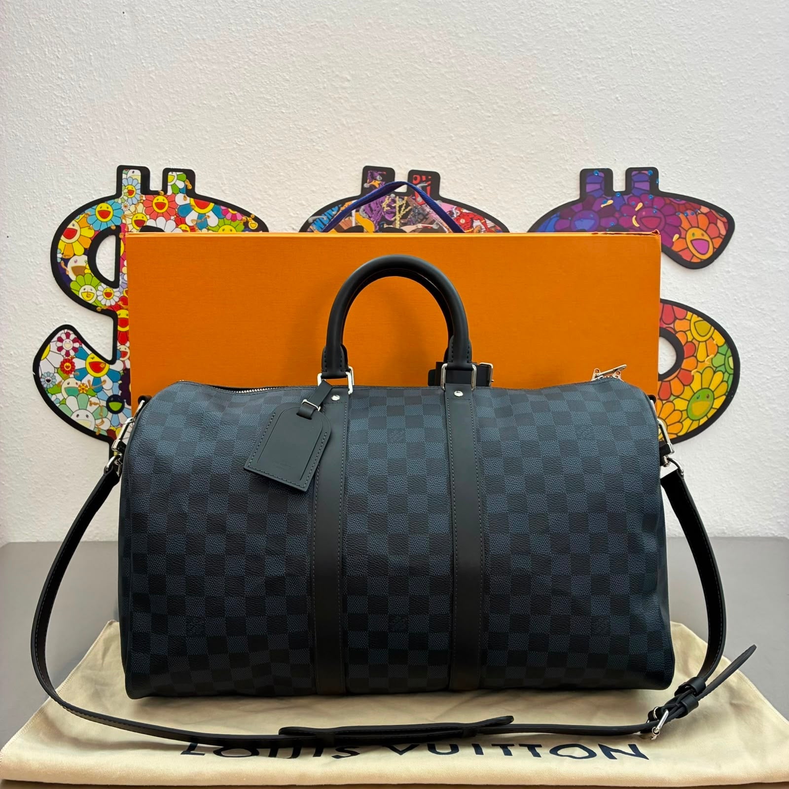 Louis Vuitton Keepall 45 Damier Cobalt N41349