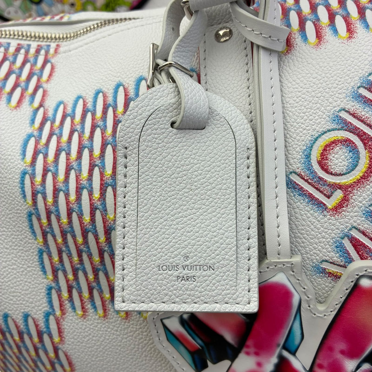 Louis Vuitton Keepall 50 Bandoulière Damier Spray, Virgil Abloh Fall/Winter 2022