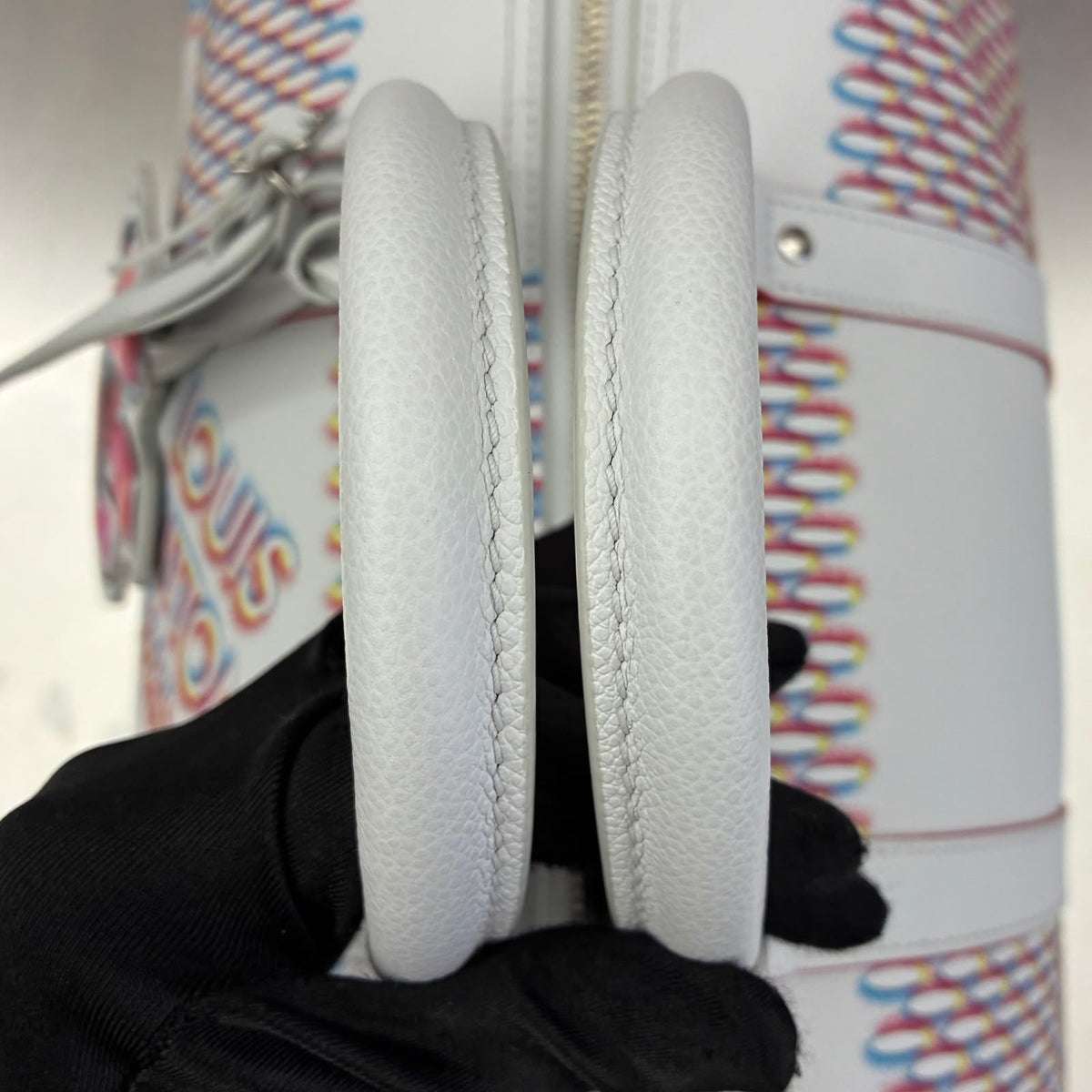 Louis Vuitton Keepall 50 Bandoulière Damier Spray, Virgil Abloh Fall/Winter 2022
