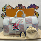 Louis Vuitton Keepall 50 Bandoulière Damier Spray, Virgil Abloh Fall/Winter 2022