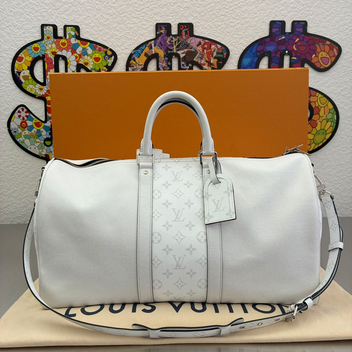Louis Vuitton Keepall 50 Bandoulière Taigarama