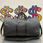 Louis Vuitton Keepall 55 Bandouliere Damier Graphite