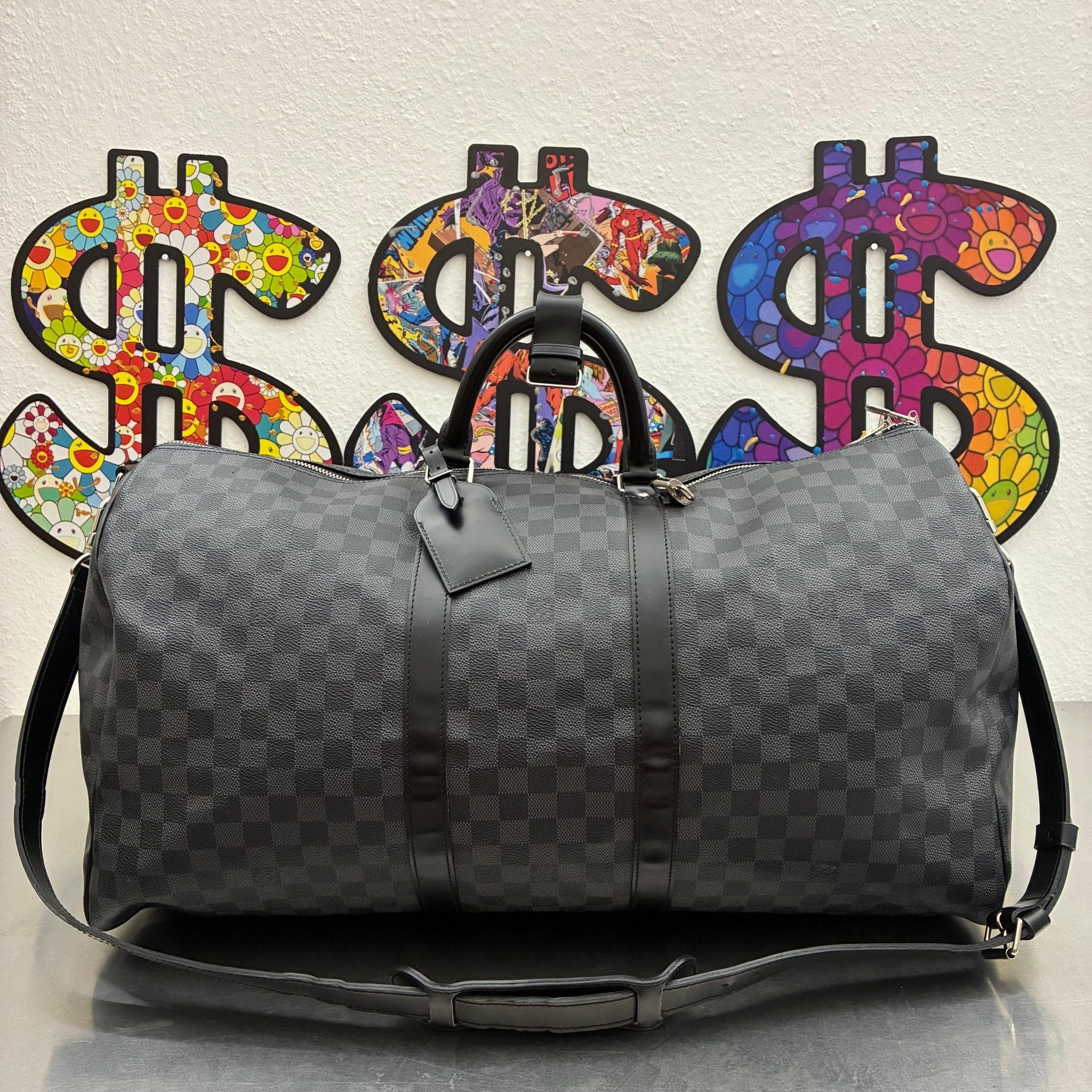 Louis Vuitton Keepall 55 Bandouliere Damier Graphite