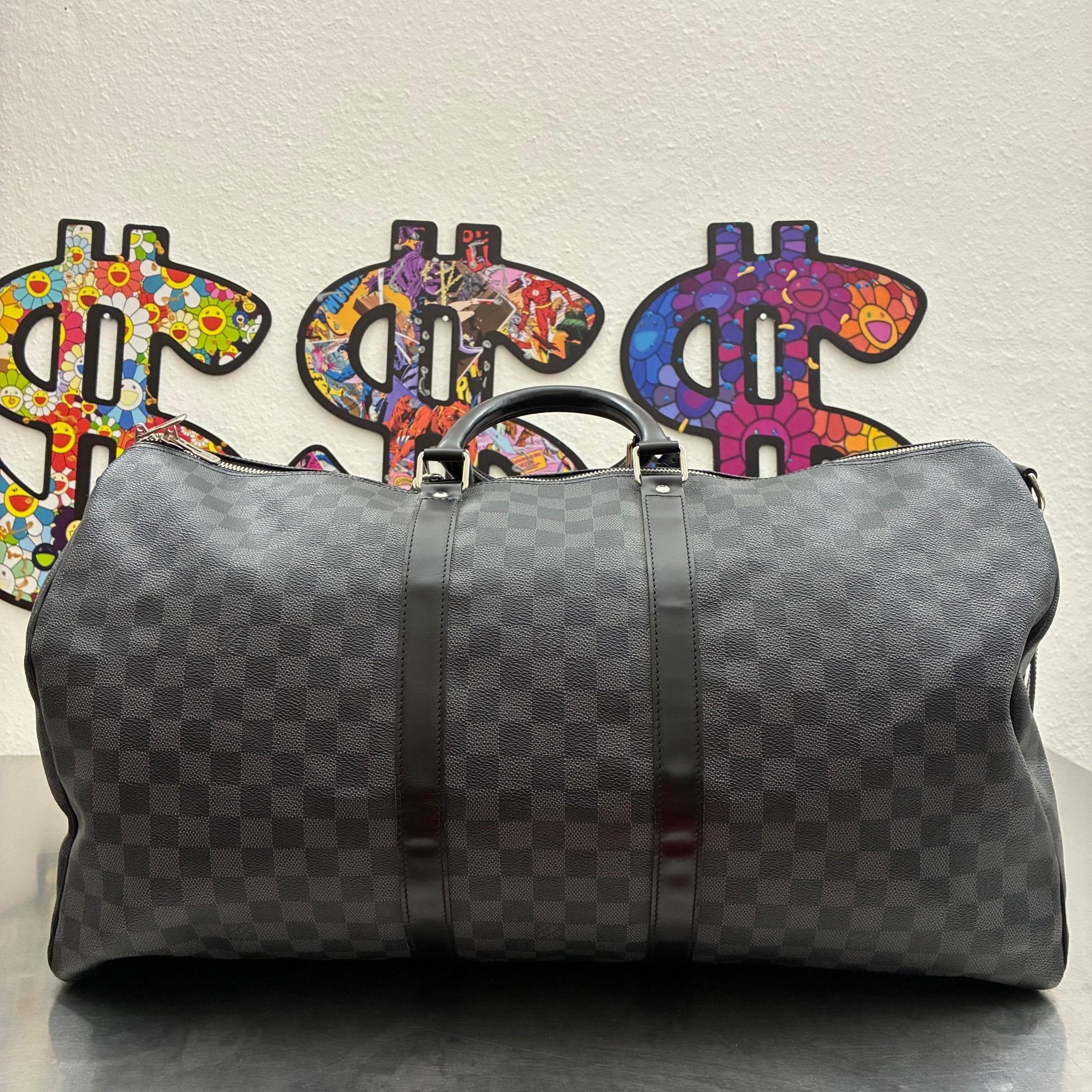 Louis Vuitton Keepall 55 Bandouliere Damier Graphite