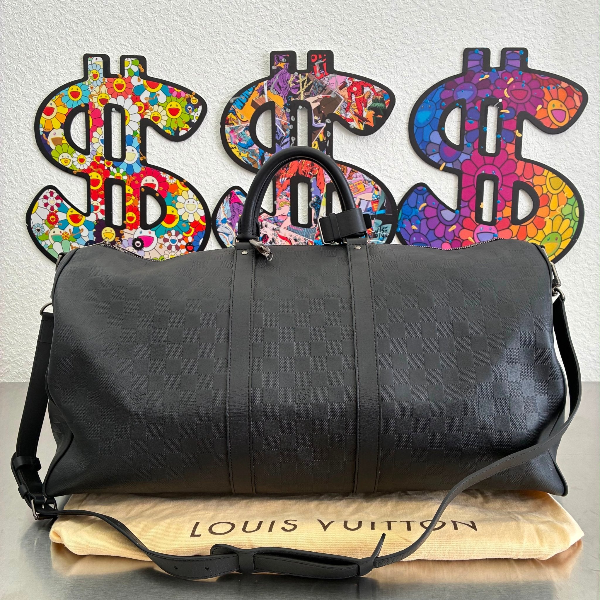 Louis Vuitton Keepall 55 Bandouliere Damier Infini
