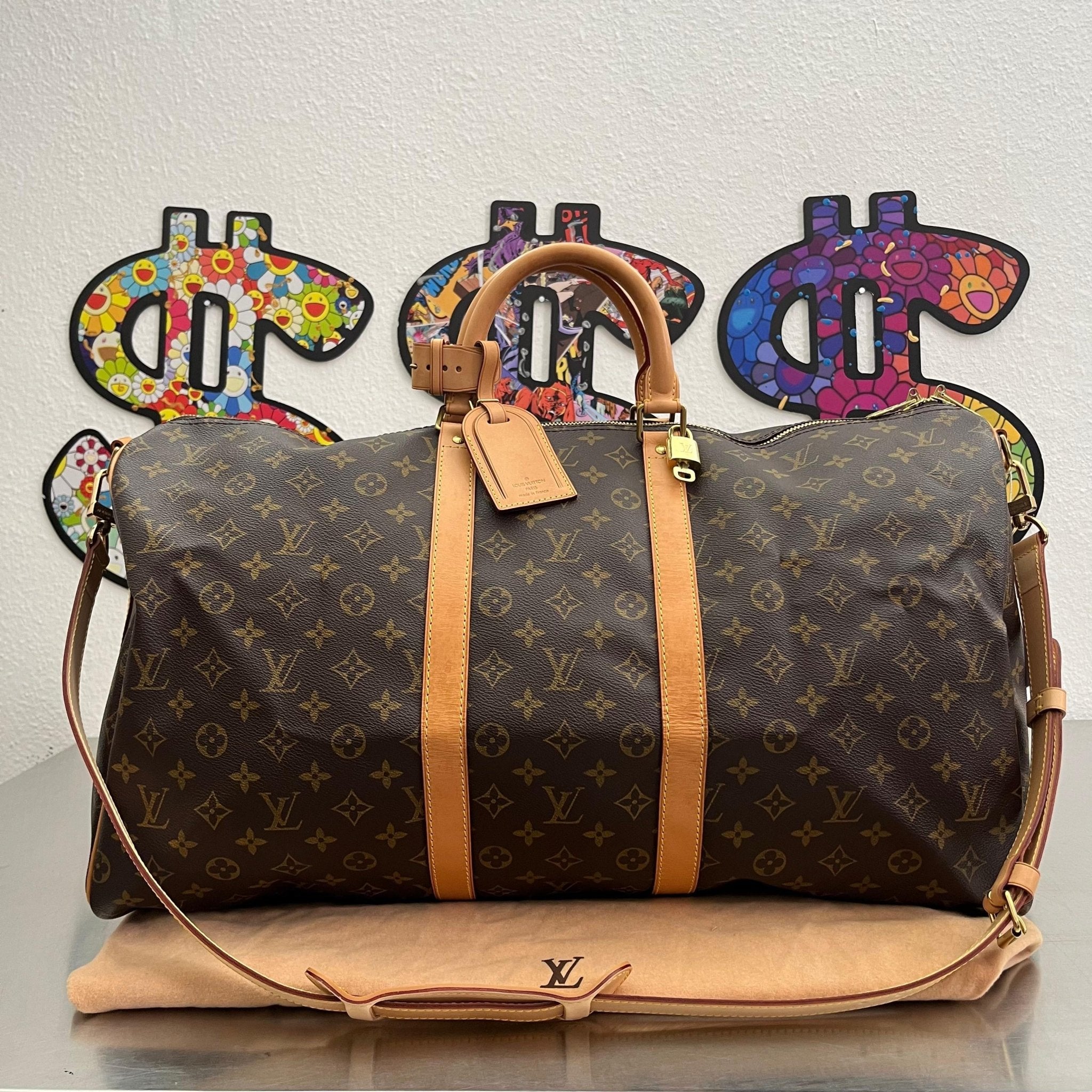 Louis Vuitton Keepall 55 Bandouliere Monogram