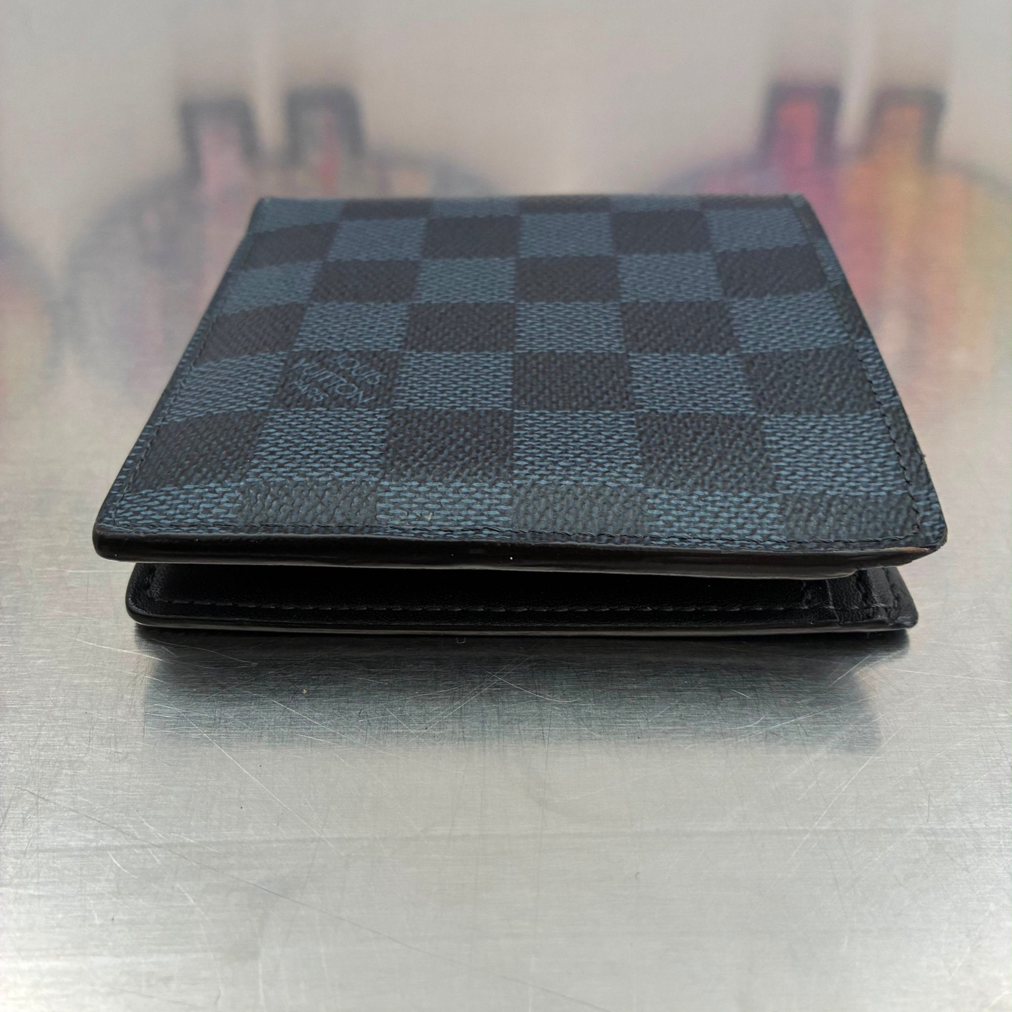 Louis Vuitton Marco Geldbörse Damier Cobalt