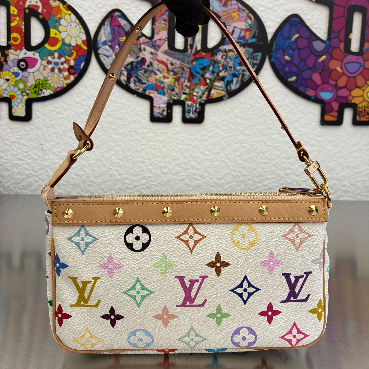 Louis Vuitton Pochette Accessoires Murakami Full-Set