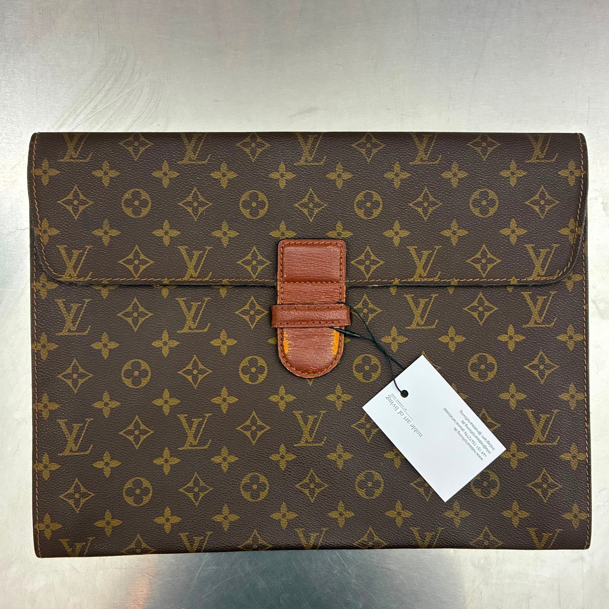 Louis Vuitton Pochette Ministre Monogram vor 1980