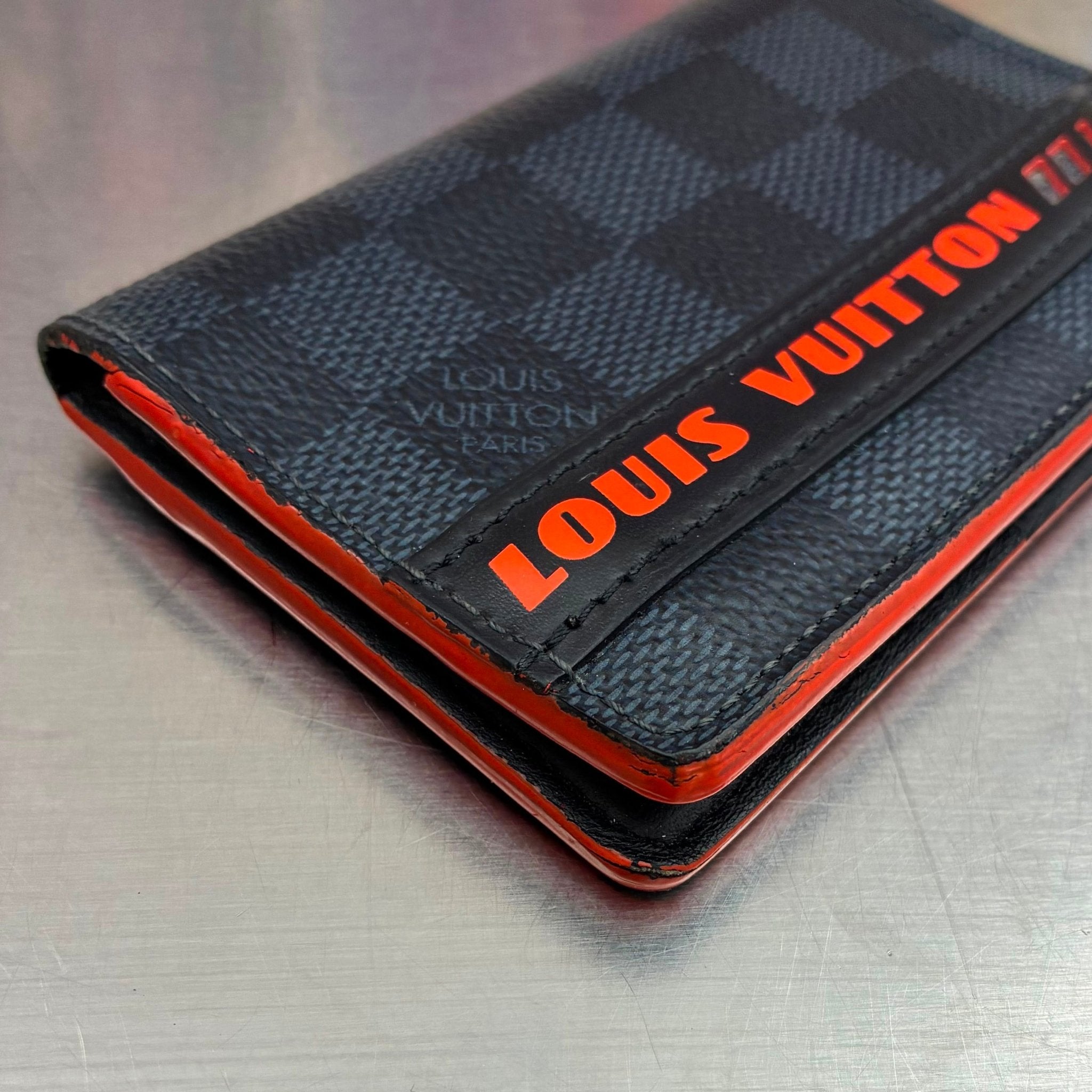 Louis Vuitton Pocket Organizer Race Cobalt Damier Limitiert