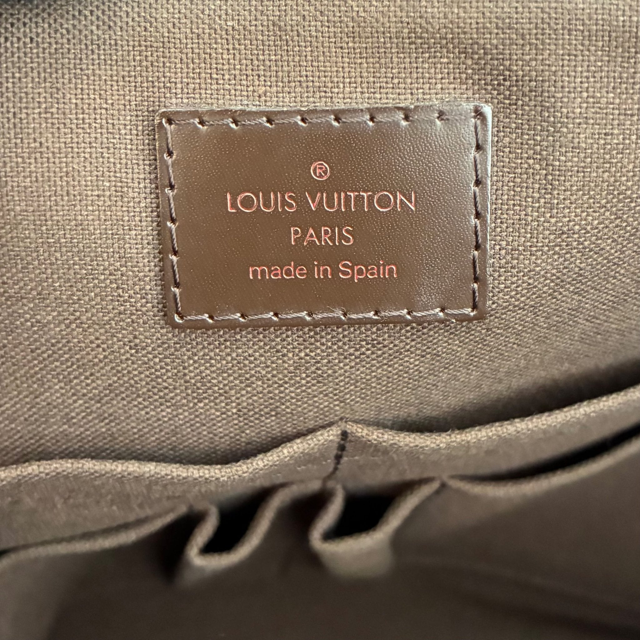 Louis Vuitton Porte Documents Damier Ebene