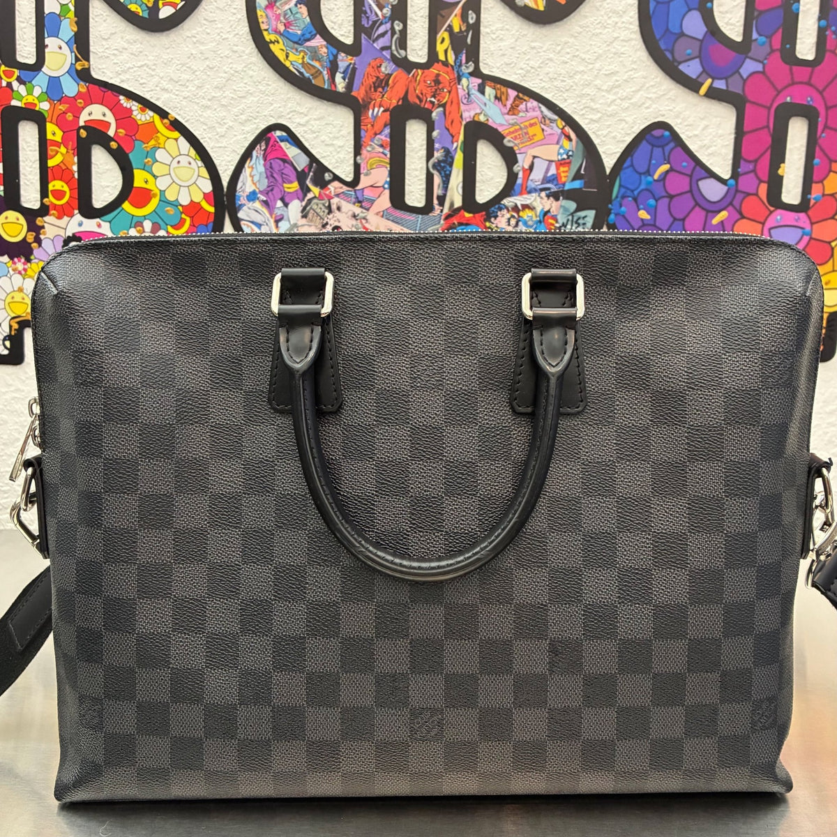 Louis Vuitton Porte Documents Jour Damier Graphite
