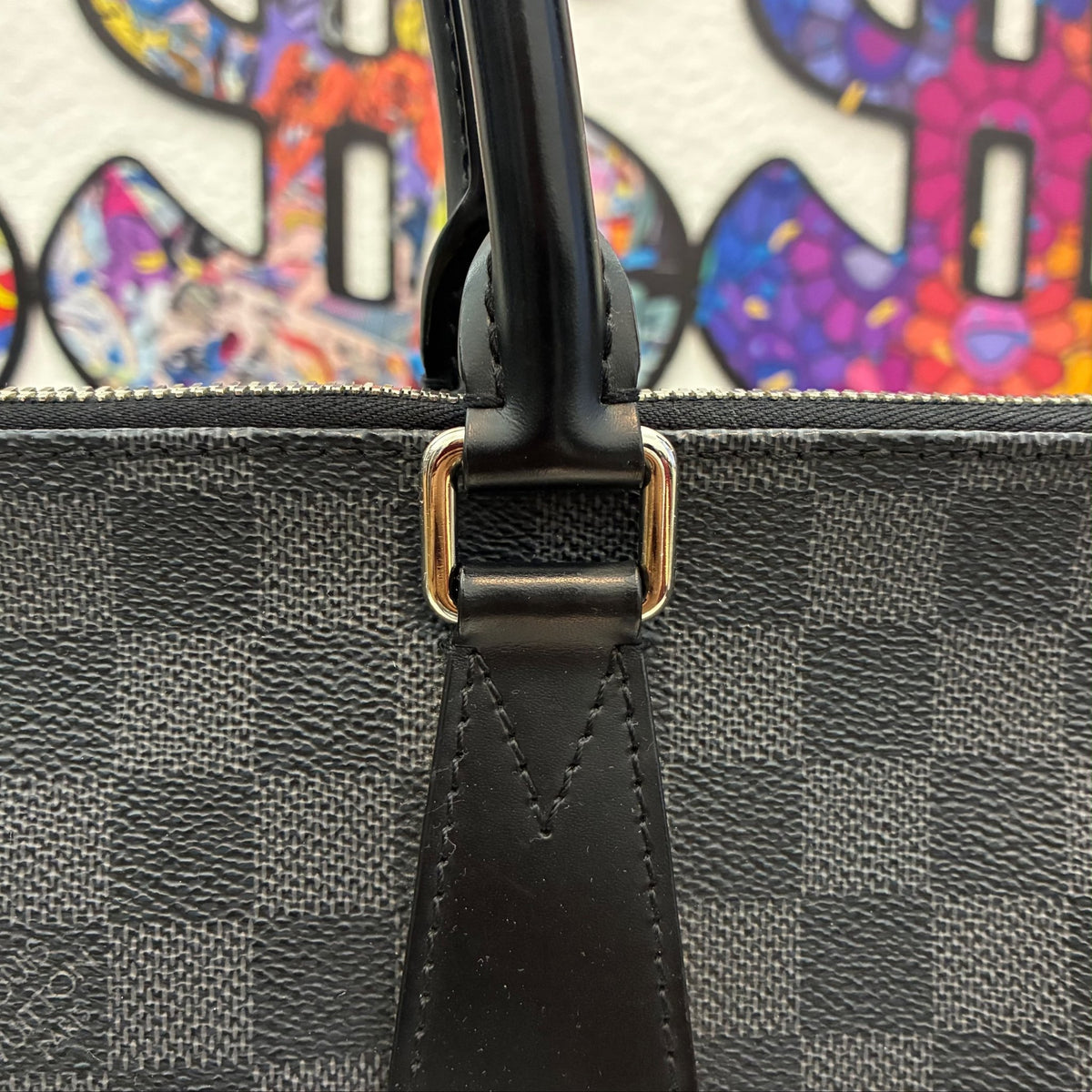 Louis Vuitton Porte Documents Jour Damier Graphite