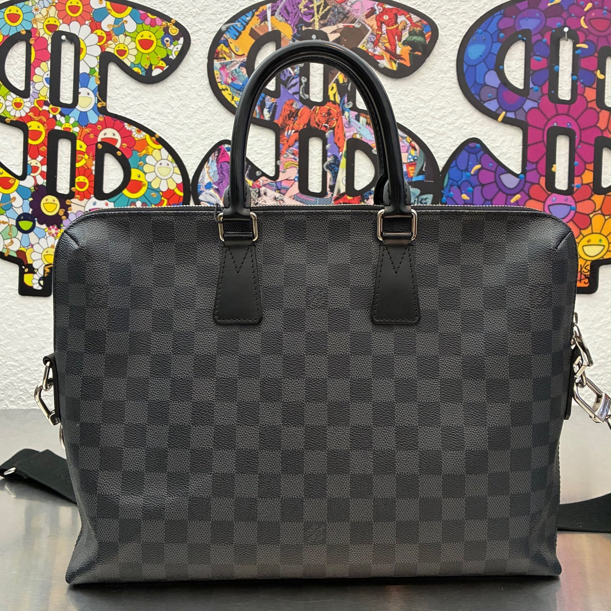 Louis Vuitton Porte Documents Jour Damier Graphite