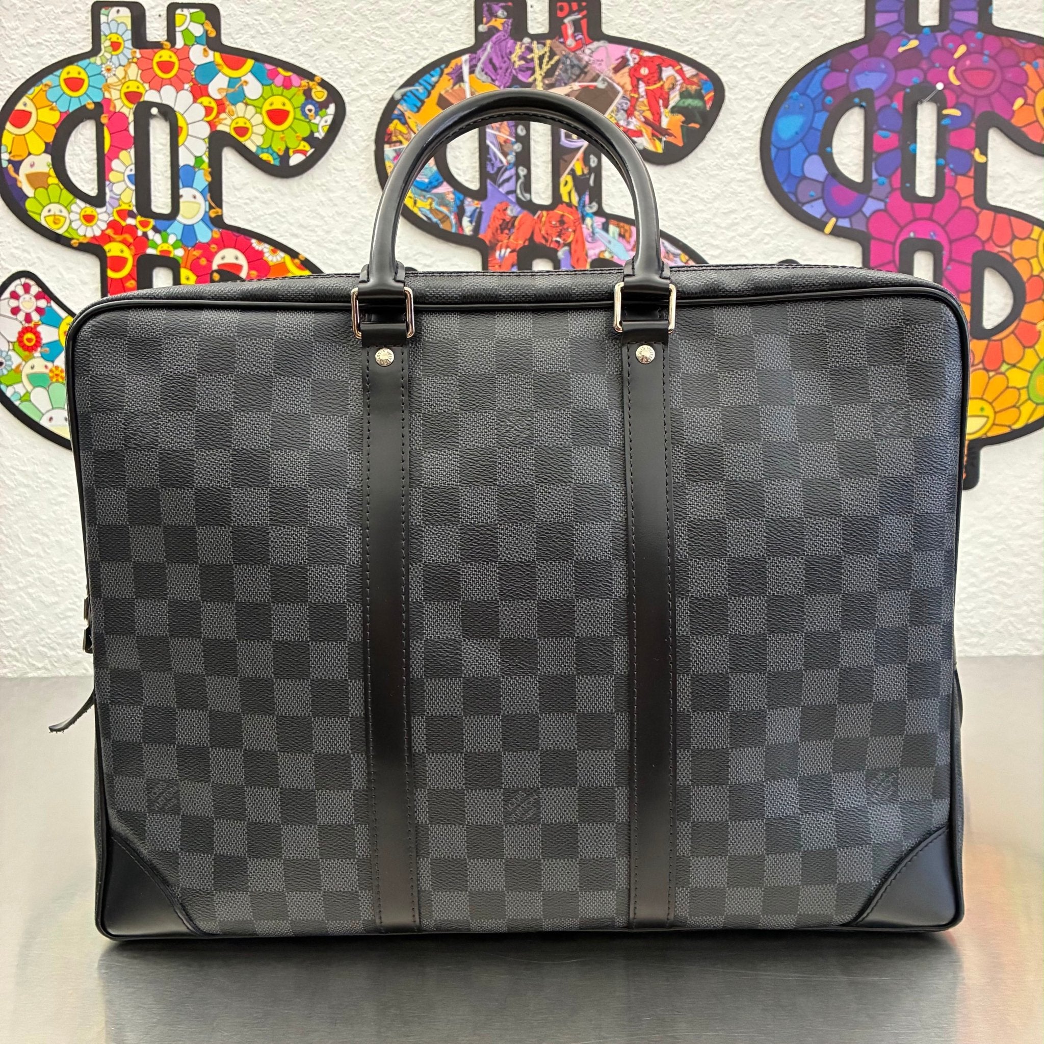 Louis Vuitton Porte Documents Voyage Damier Graphite