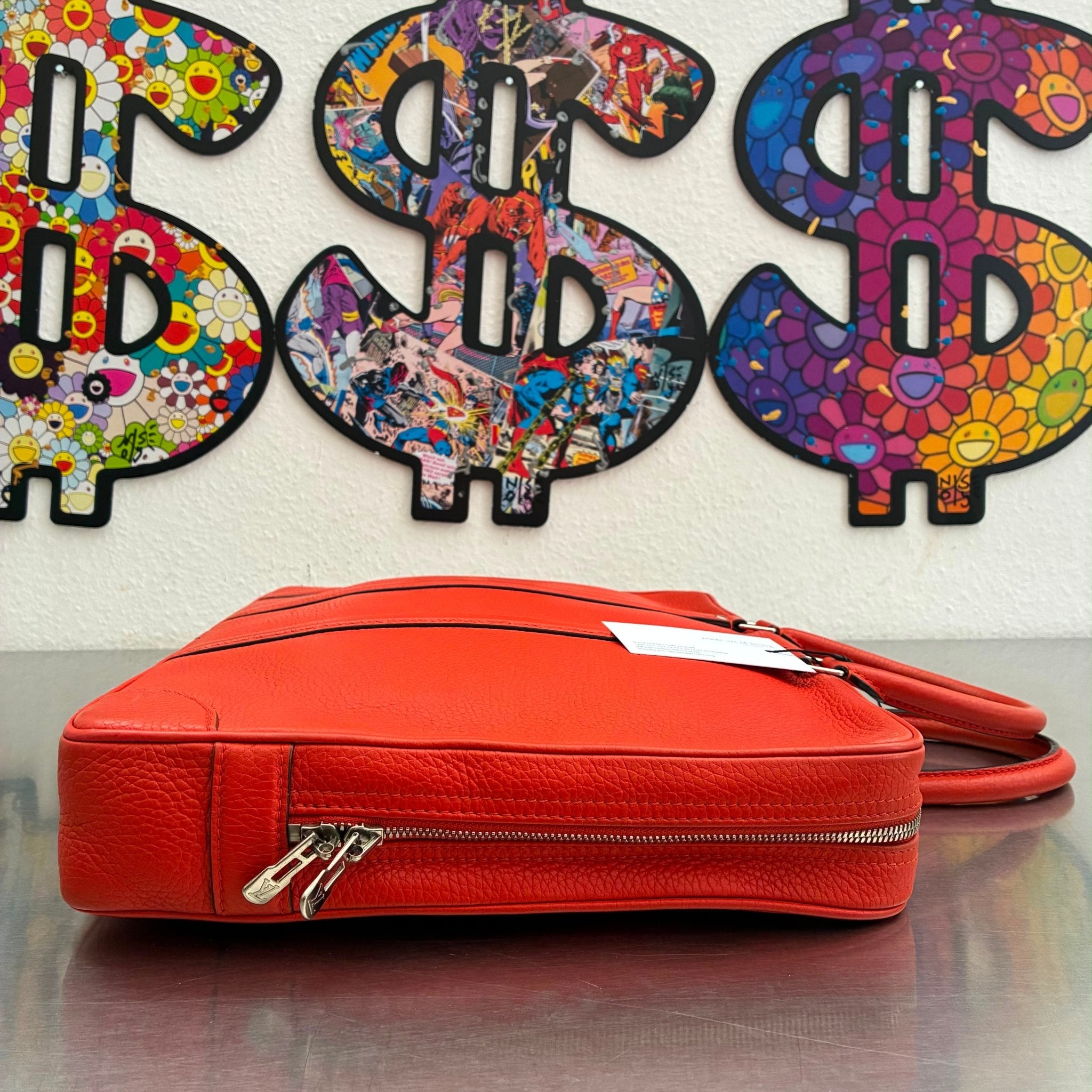 Louis Vuitton Porte Documents Voyage Taurillon Leder