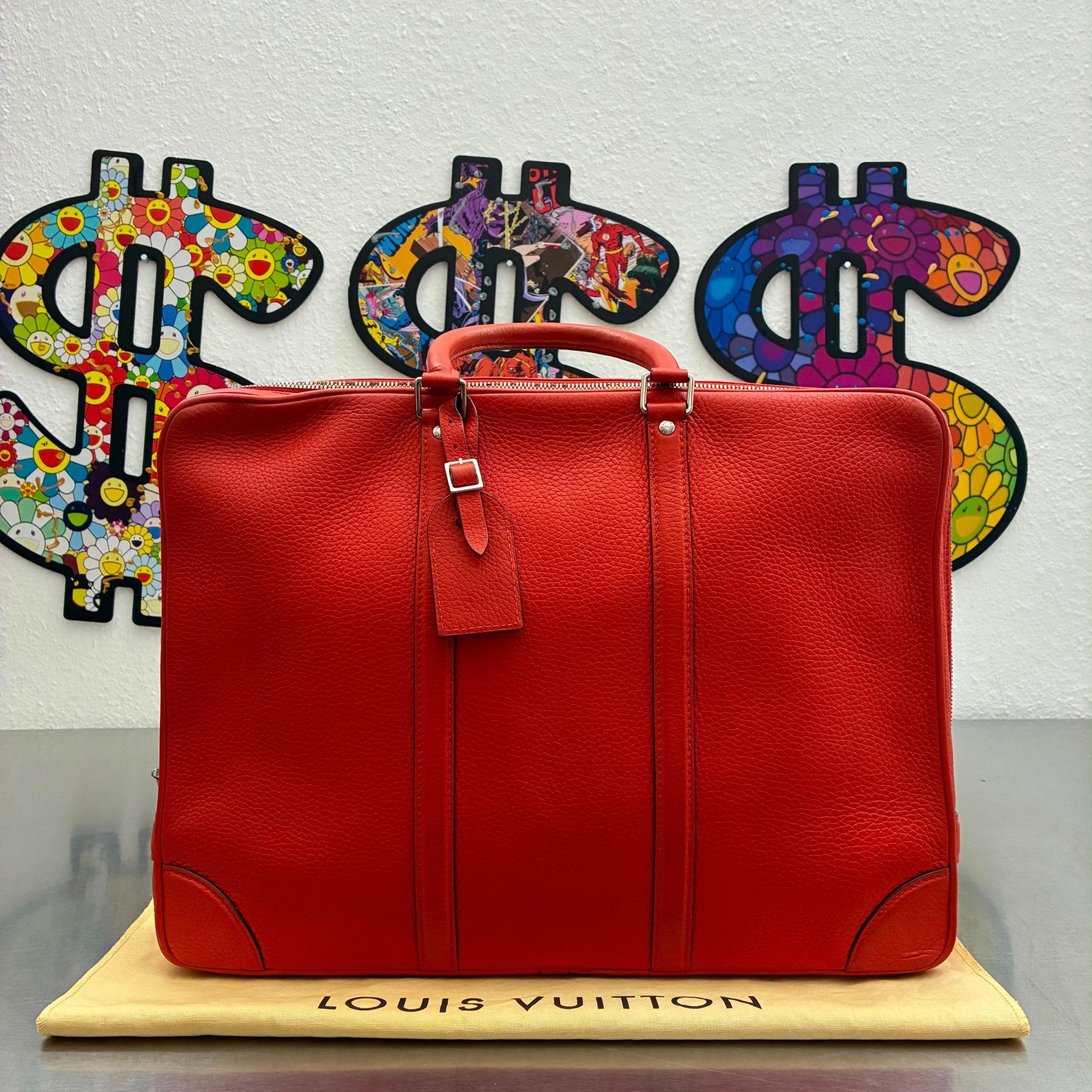 Louis Vuitton Porte Documents Voyage Taurillon Leder