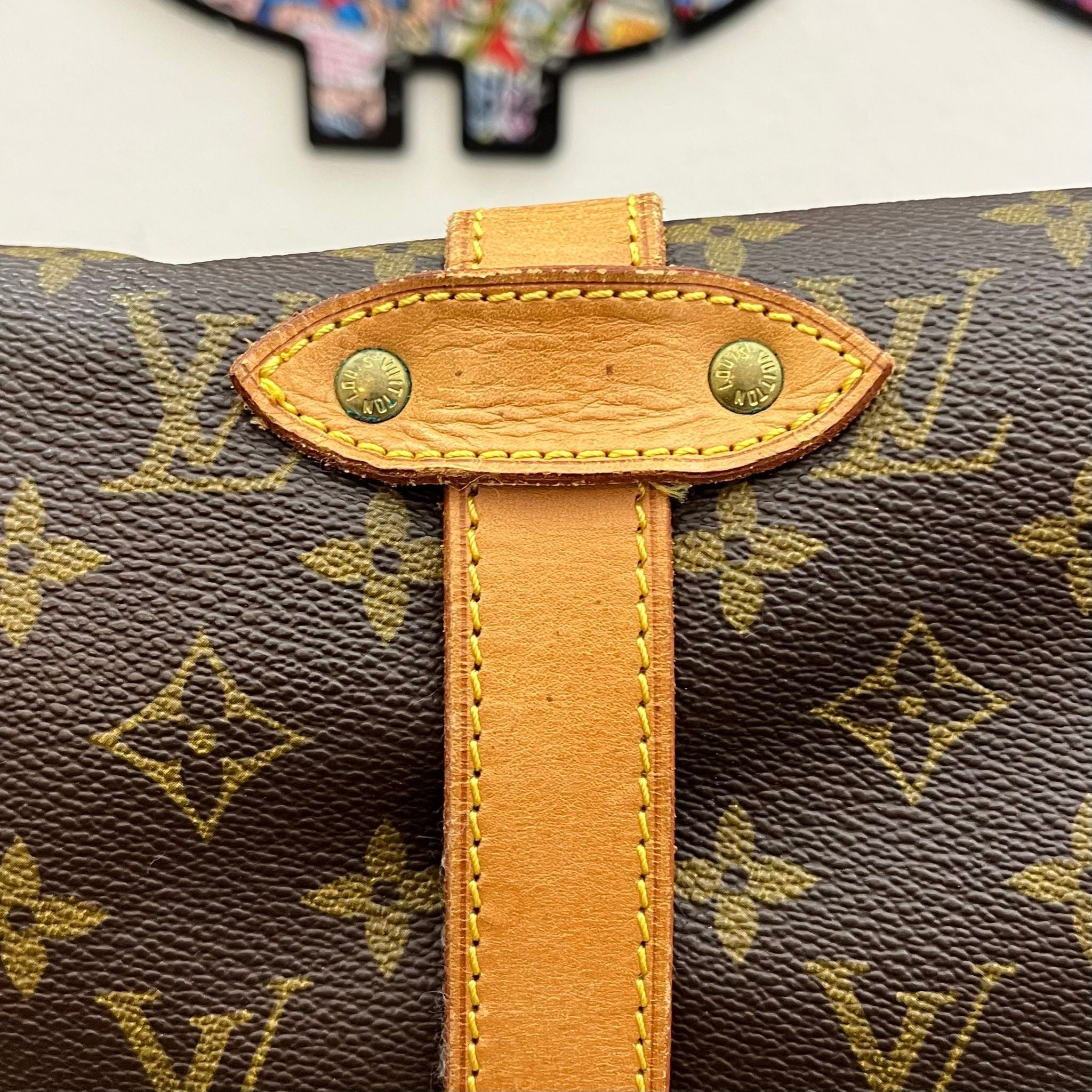 Louis Vuitton Saumur 35 Monogram von 1989