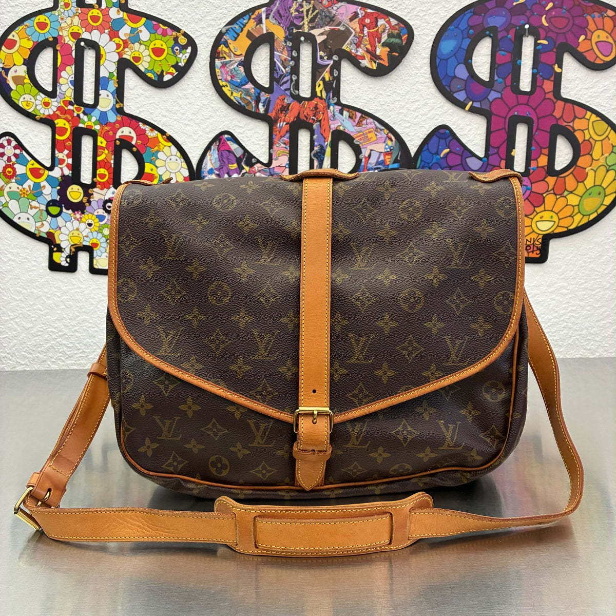 Louis Vuitton Saumur 35 Monogram von 1996