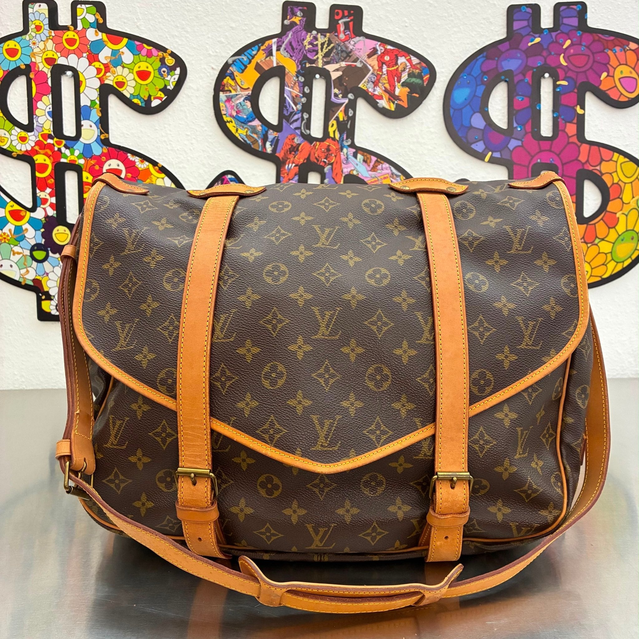 Louis Vuitton Saumur 43 Monogramm