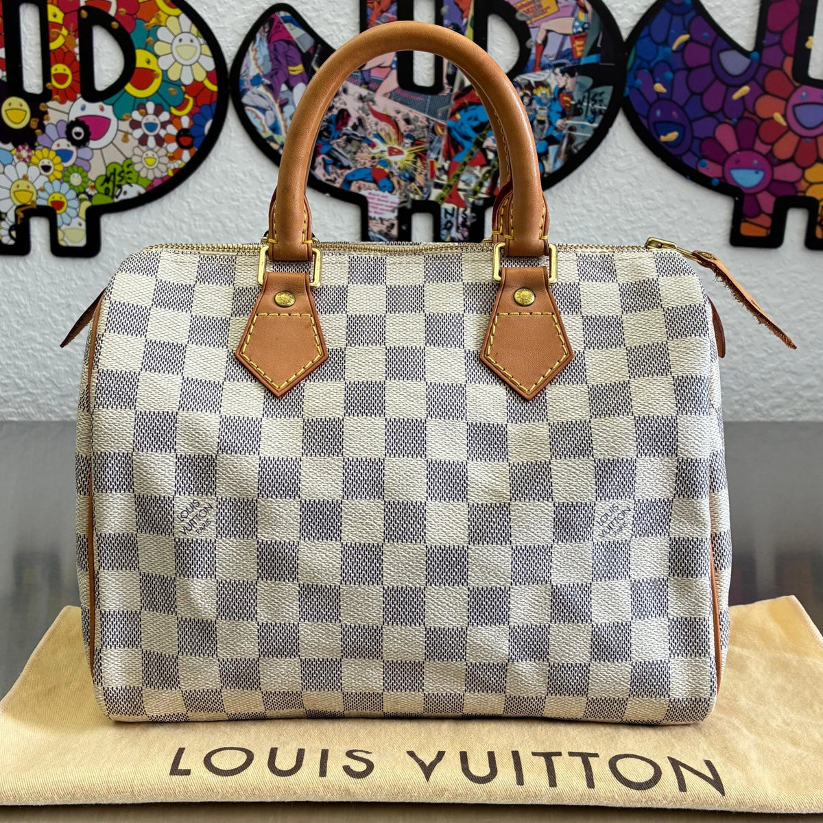 Louis Vuitton Speedy 25 Damier Azur