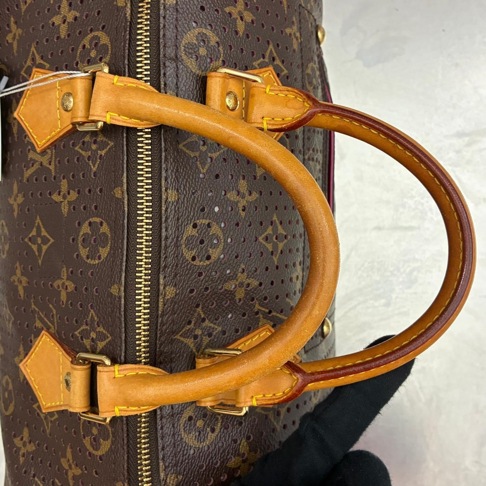 Louis Vuitton Speedy 30 Monogram Perforated Fuchsia Limited Edition