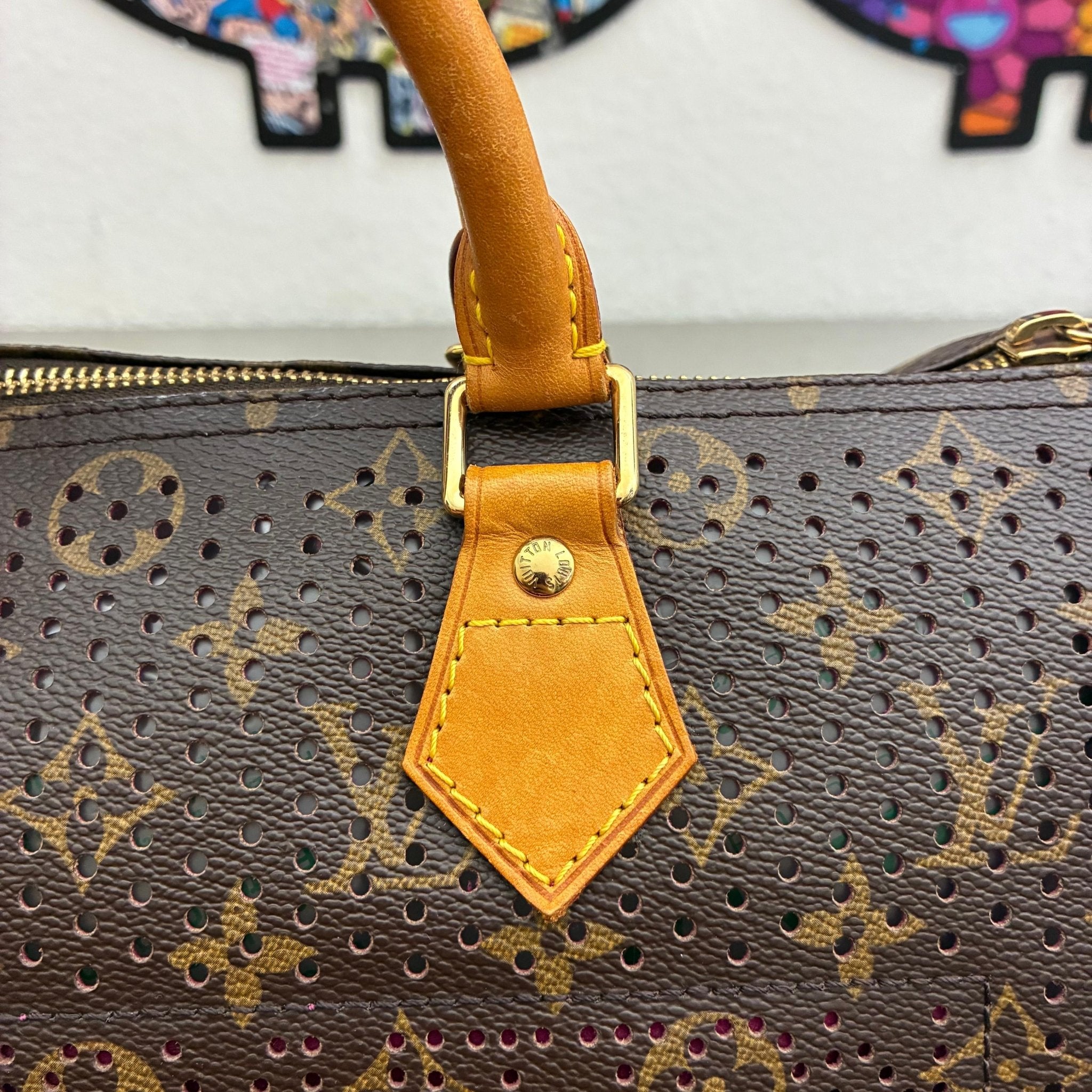Louis Vuitton Speedy 30 Monogram Perforated Fuchsia Limited Edition