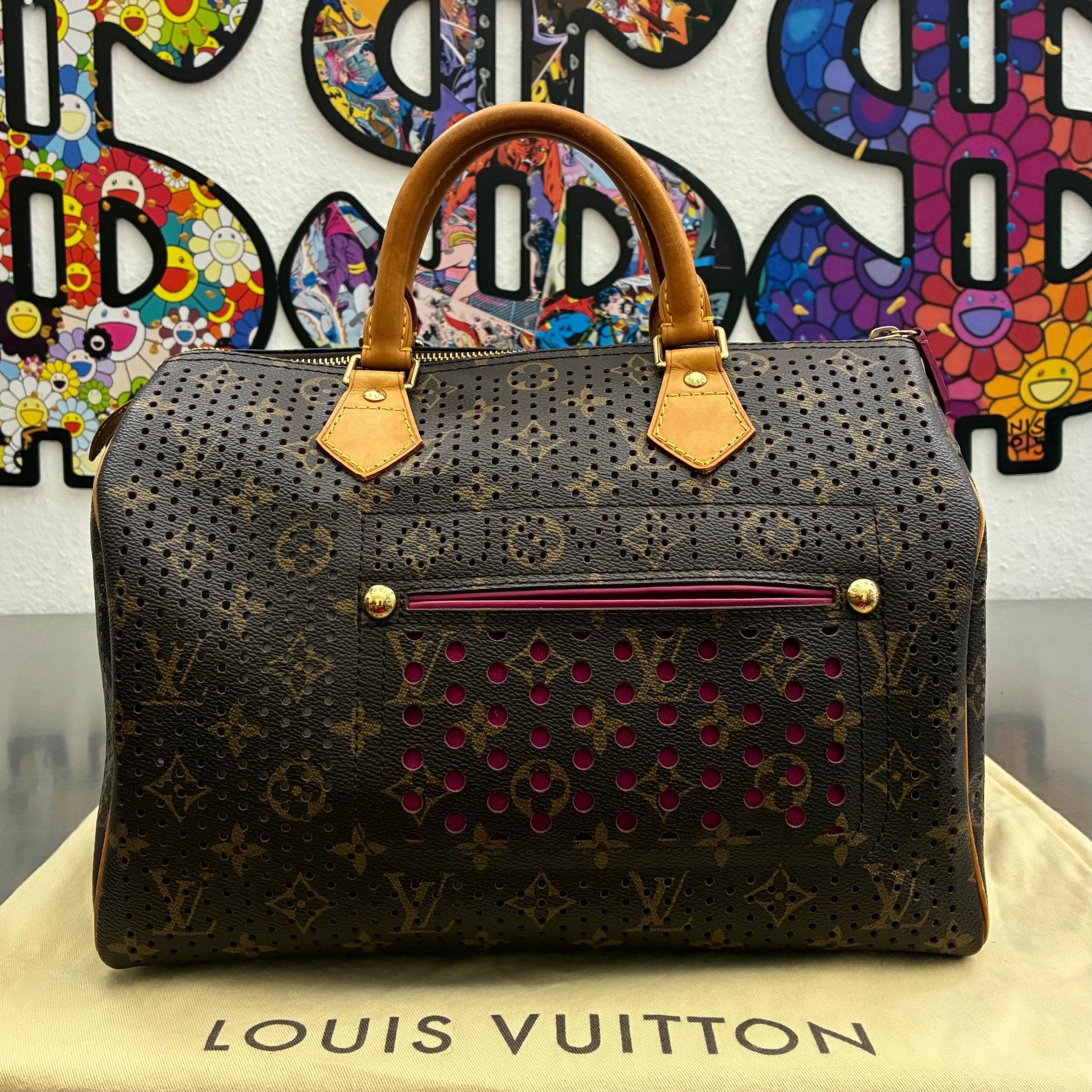Louis Vuitton Speedy 30 Monogram Perforated Fuchsia Limited Edition