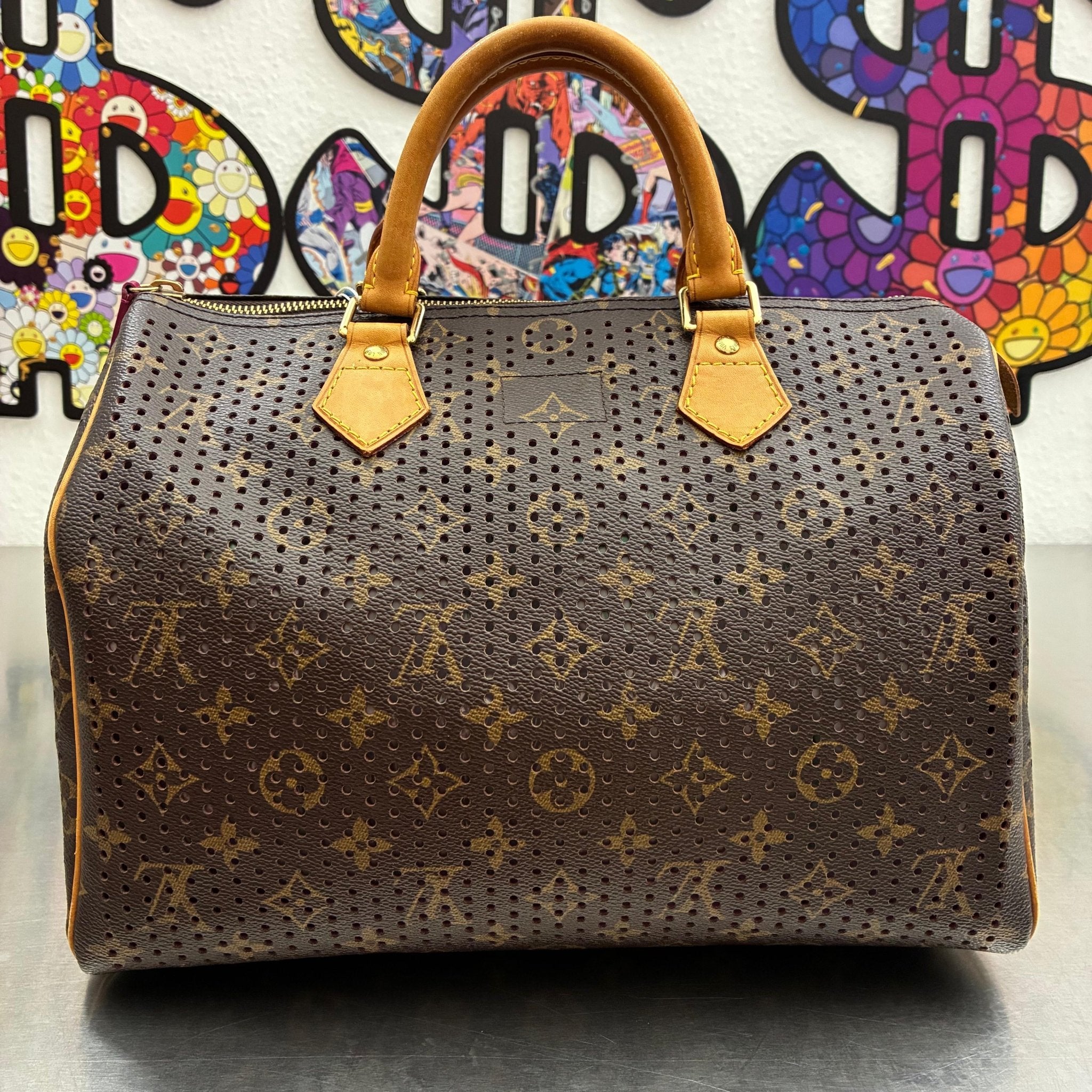 Louis Vuitton Speedy 30 Monogram Perforated Fuchsia Limited Edition