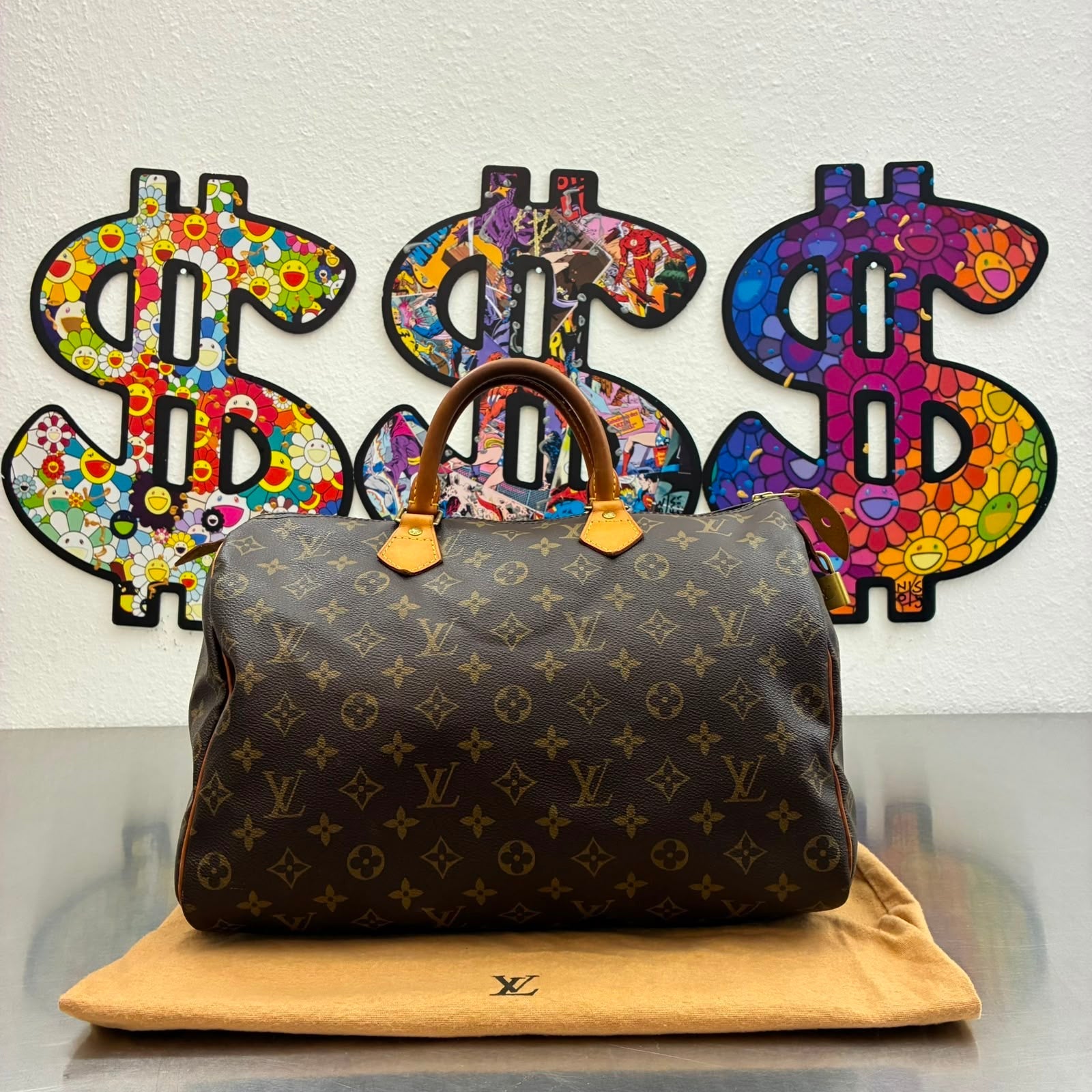 Louis Vuitton Speedy 35 Monogram M41524