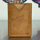 Louis Vuitton Vachetta Kartenetui „Volez, Voguez, Voyagez Avec Des Valises Louis Vuitton“ Limited Edition