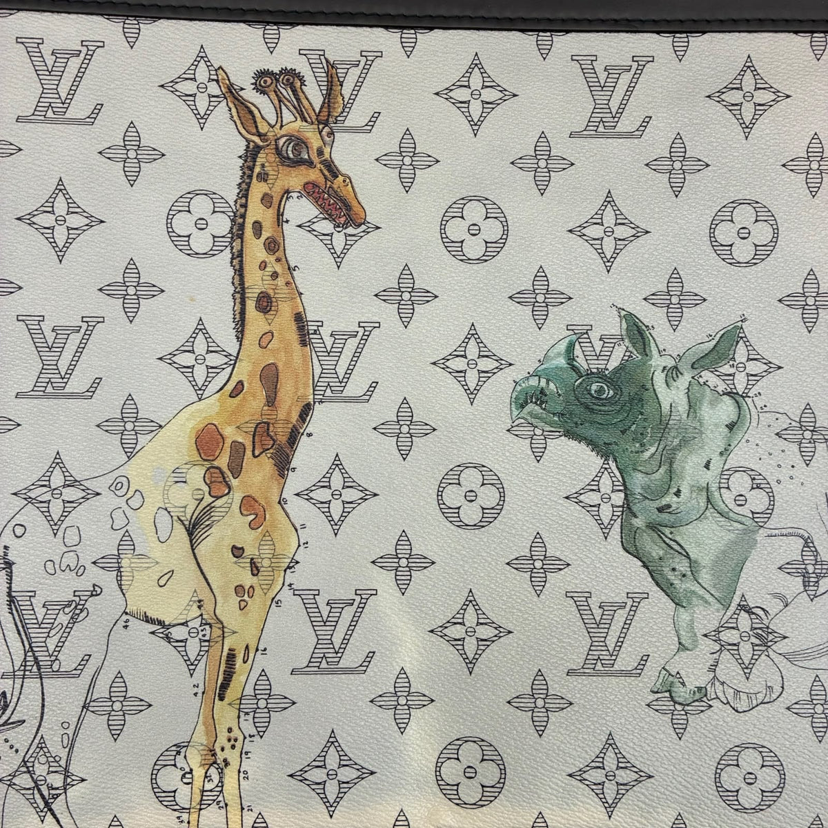 Louis Vuitton x Chapman Brothers Pochette Savane Monogram