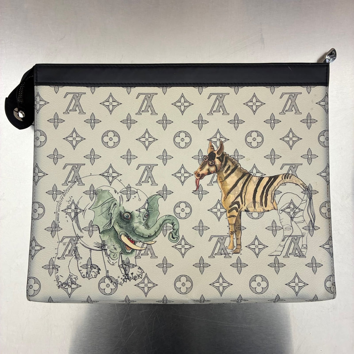 Louis Vuitton x Chapman Brothers Pochette Savane Monogram