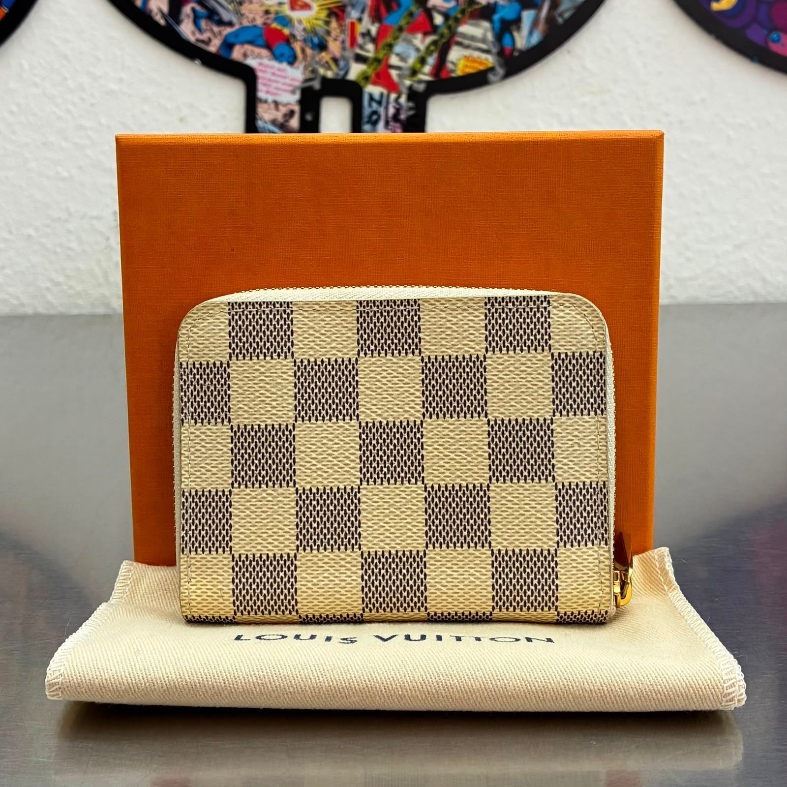 Louis Vuitton Zippy Coin Azur N63069