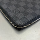 Louis Vuitton Zippy Organizer Damier Graphite