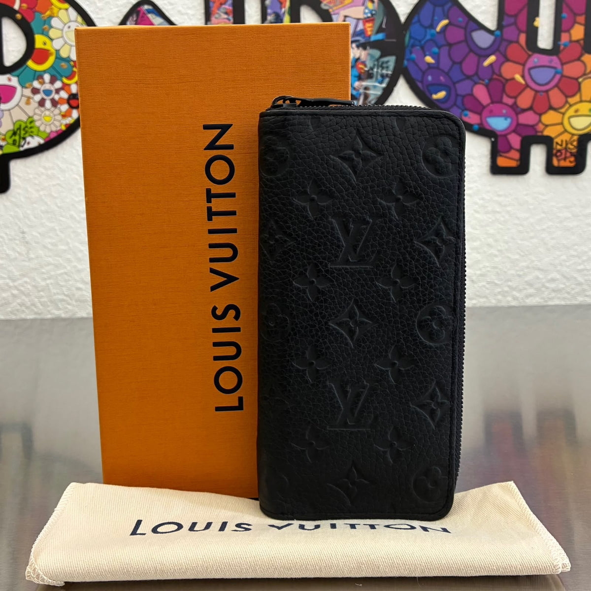 Louis Vuitton Zippy Vertical Monogam Shadow