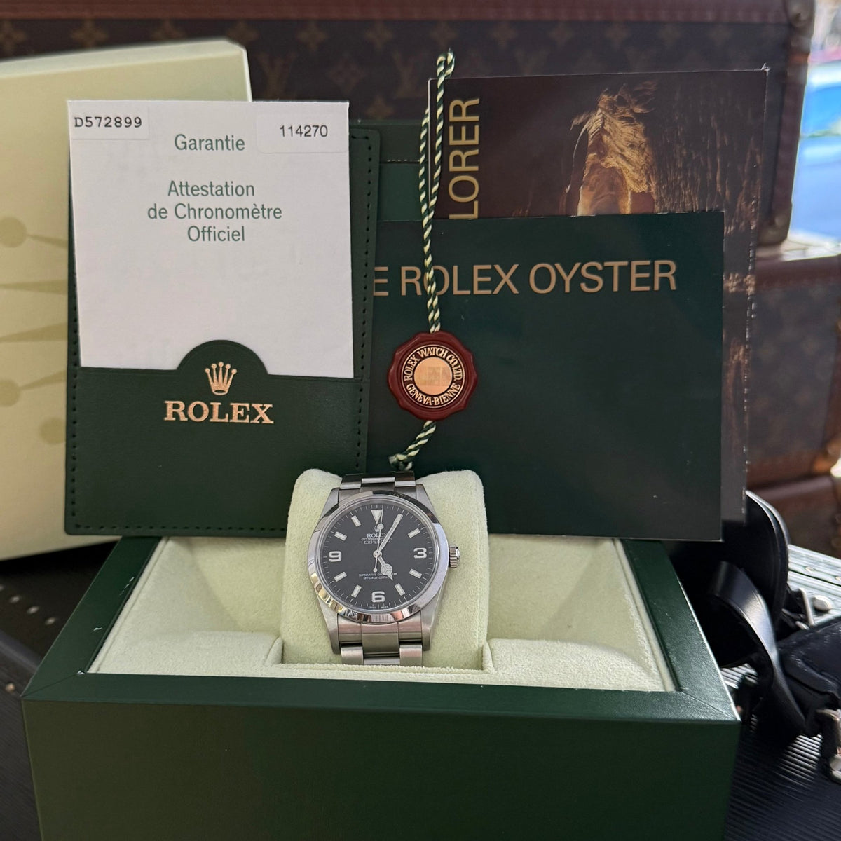 Rolex Explorer 1 36mm Full-Set 114270 LC100