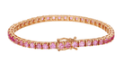 Saphirarmband Sirmione - Collection 7,94ct 750/ - Roségold