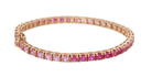 Saphirarmband Sirmione - Collection 7,94ct 750/ - Roségold